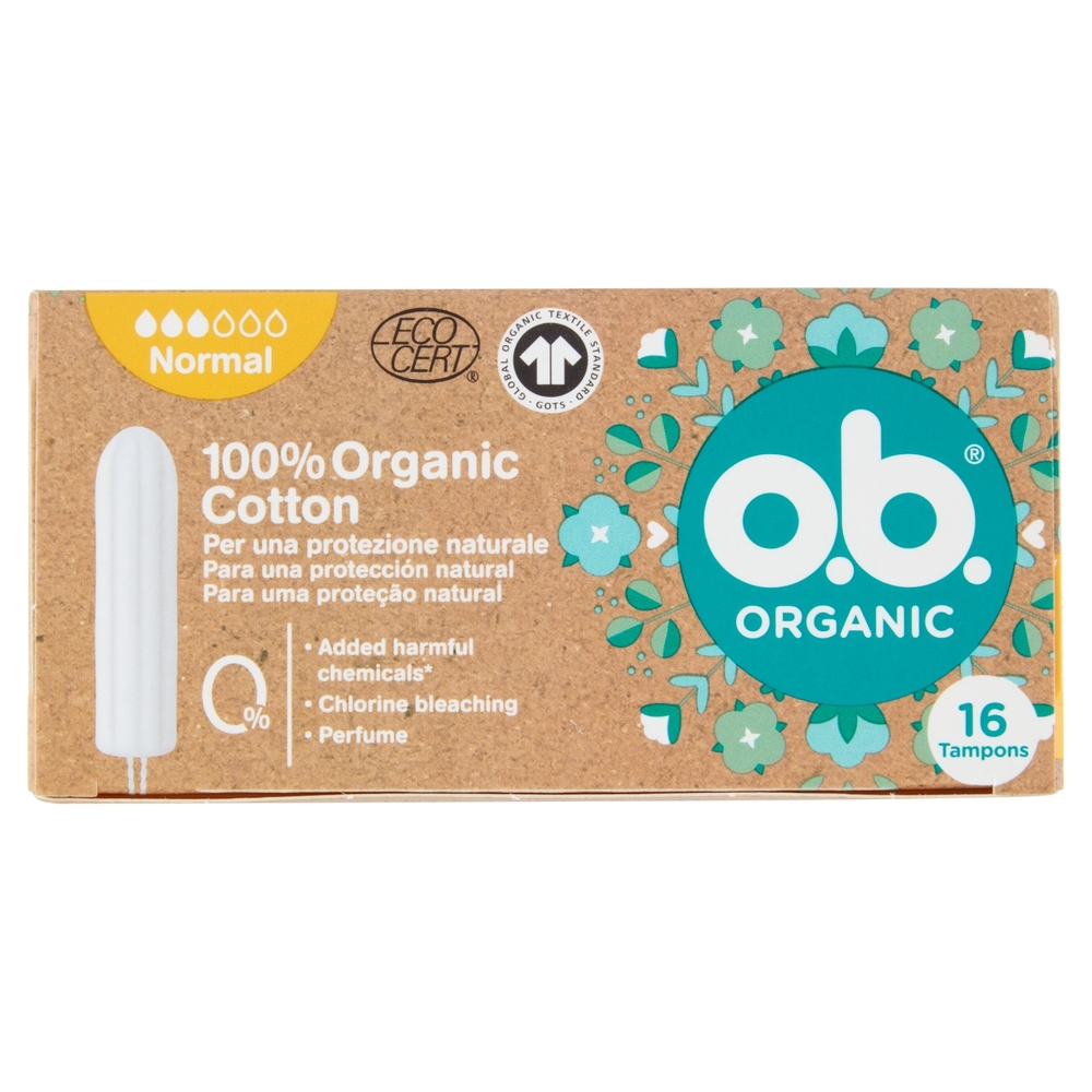 o.b. Organic Normal Tampons 16 pz